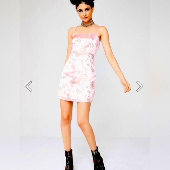 I.AM.GIA Pink Rose Kiko Mini Dress size small - Picture 2 of 15